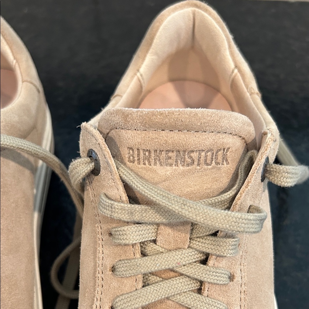 Birkenstock Women’s Tan Suede Sneakers - Picture 2 of 5